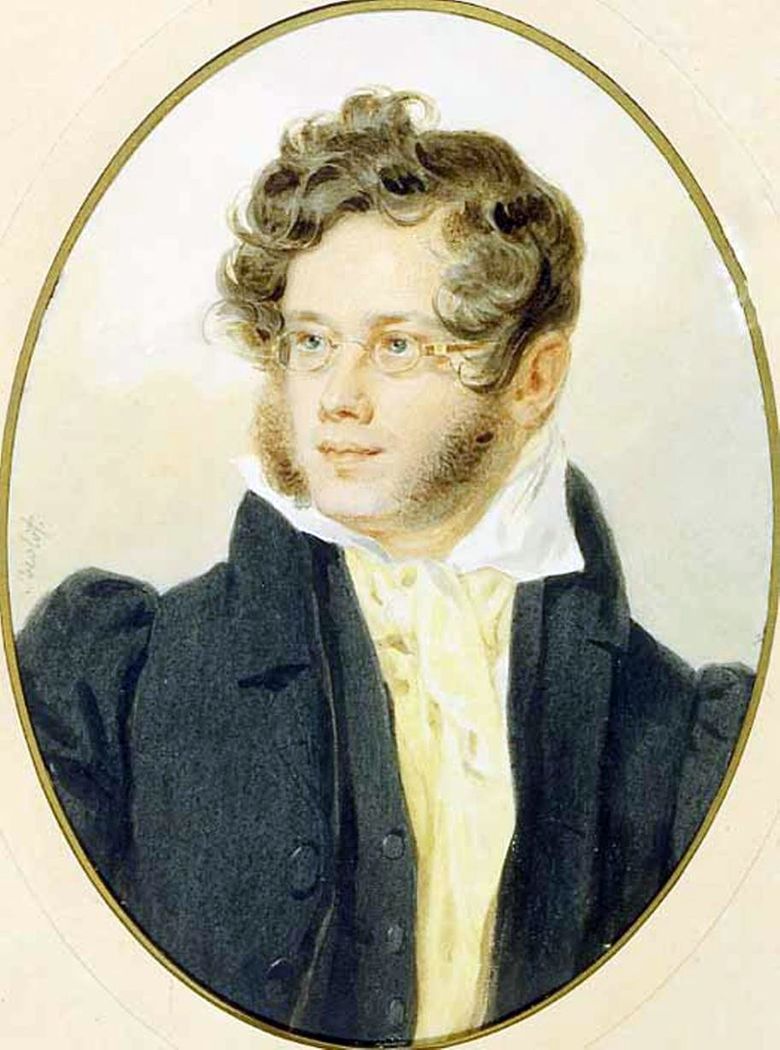 Portrait du Prince P. A. Vyazemsky   Peter Sokolov