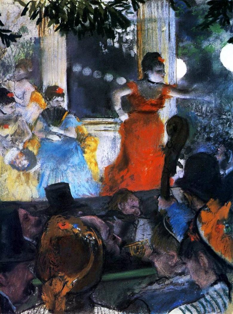 Ambassadeur Cafesantan (Concert Café à lAmbassadeur   Edgar Degas