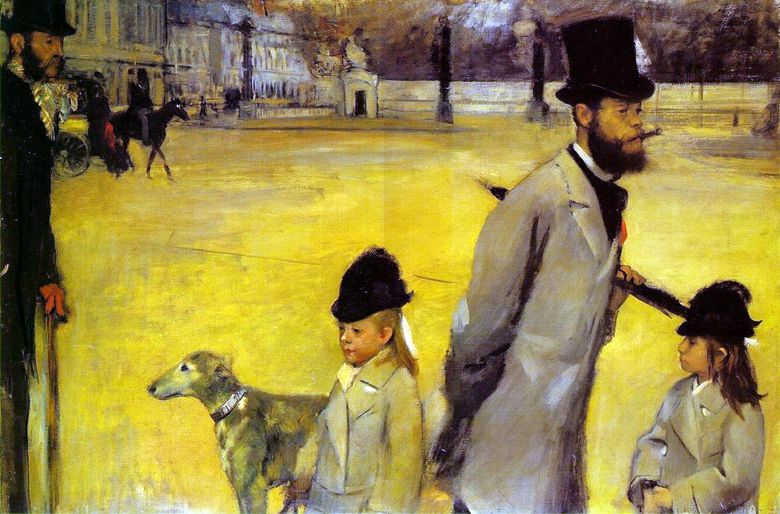 Place de la Concorde   Edgar Degas