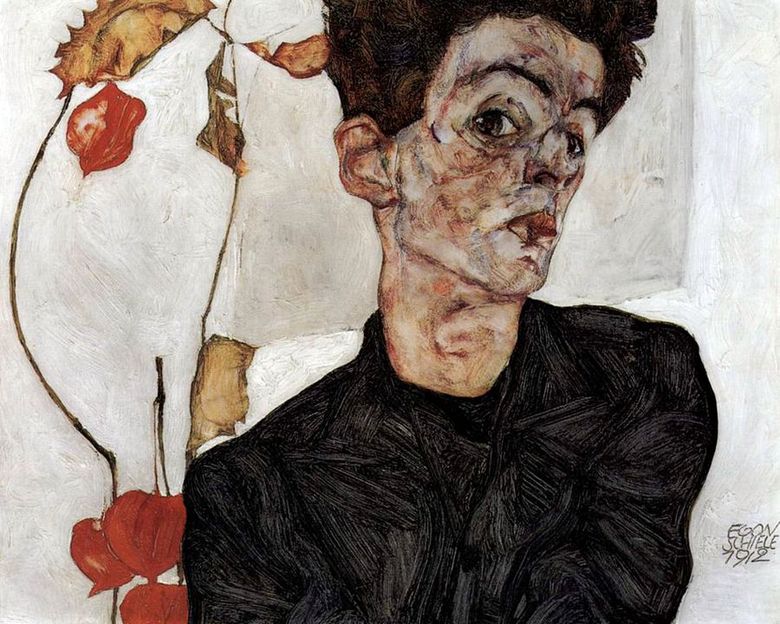 Autoportrait   Egon Schiele