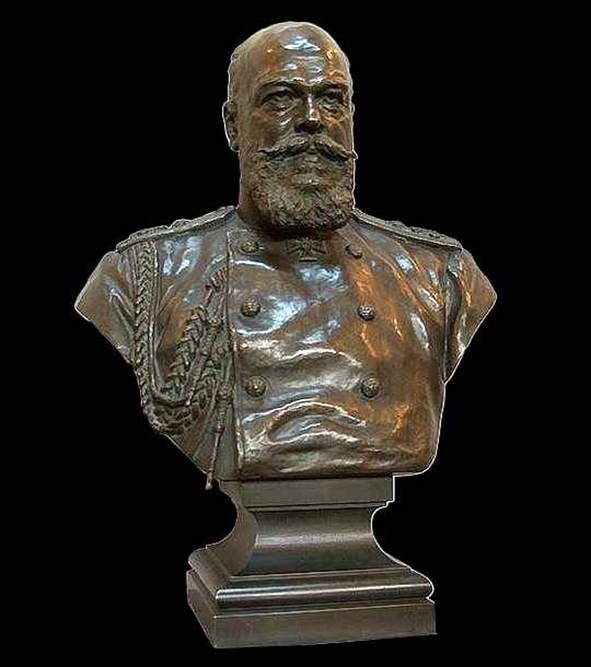 Buste de lempereur Alexandre III   Alexandre Bok