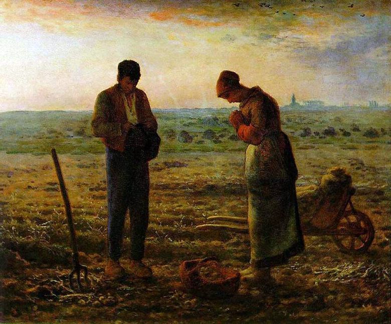 Angélus (prière du soir)   Jean Francois Millet