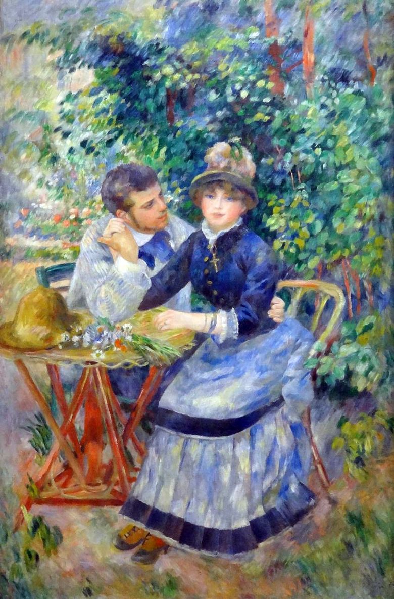 Dans le jardin   Pierre Auguste Renoir