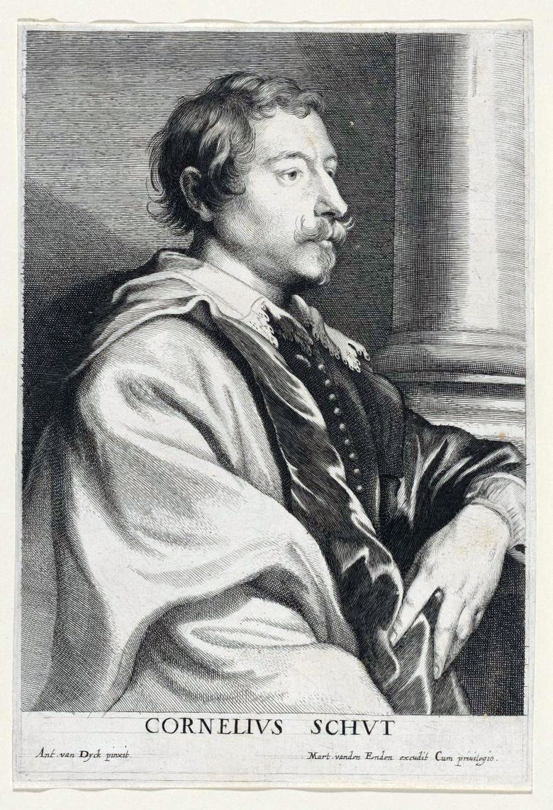Portrait de Cornelis Chat   Anthony Van Dyck