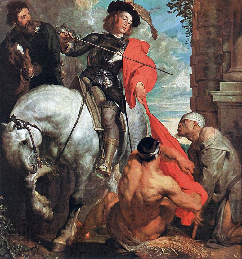 Saint Martin et les pauvres   Anthony Van Dyck