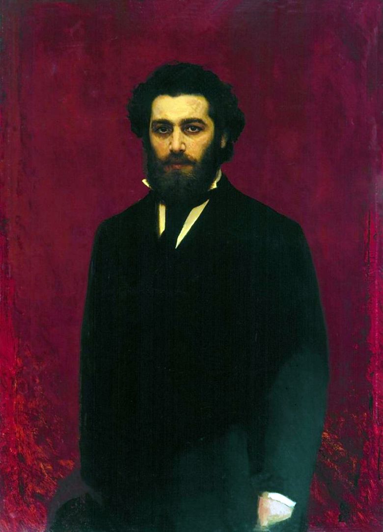 Portrait de lartiste Arkhip Ivanovich Kuindzhi   Ivan Kramskoy