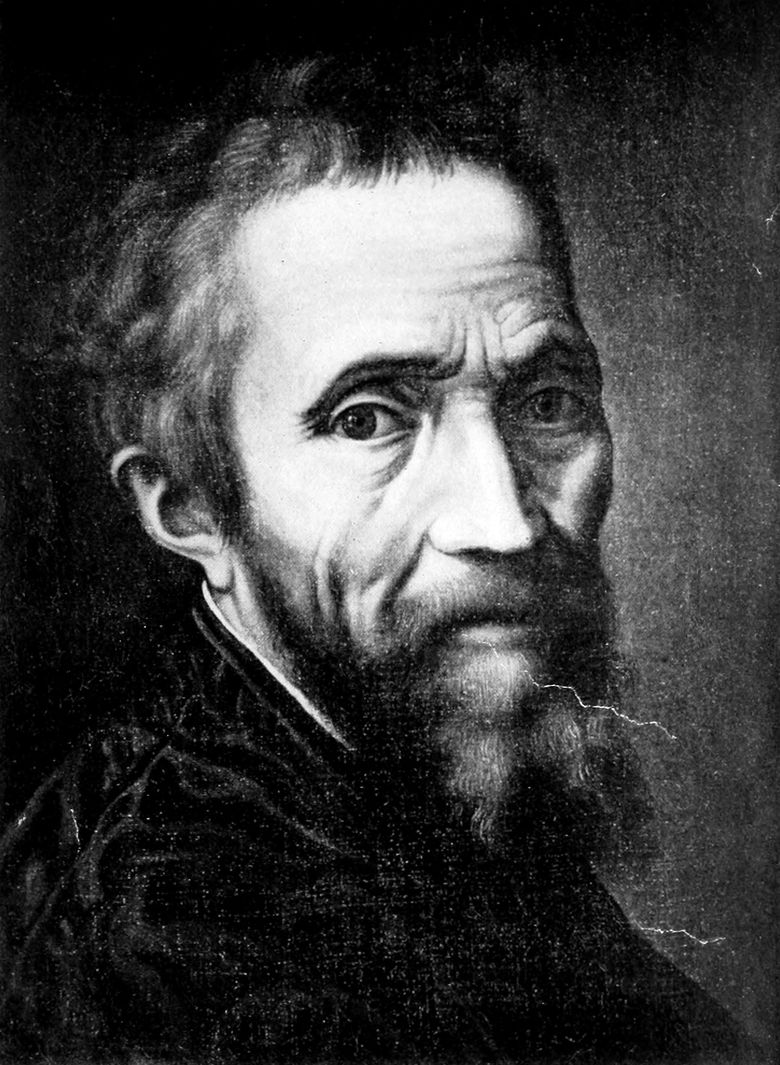 Portrait de Michel Ange Buonarroti   Marcello Venusti