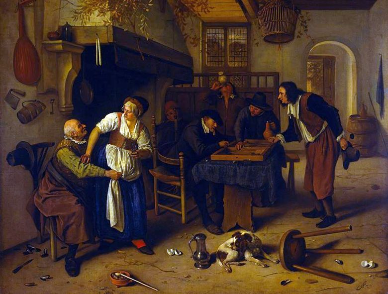 Dans la taverne   Jan Steen