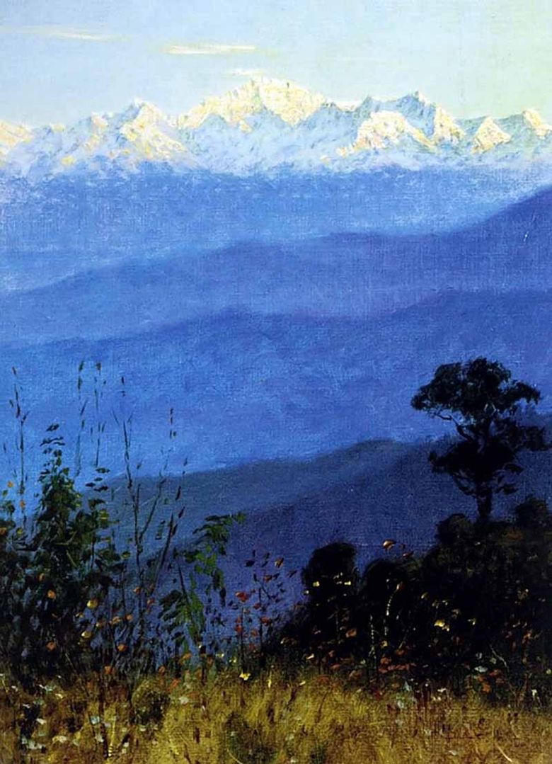 Himalaya dans la soirée   Vasily Vereshchagin