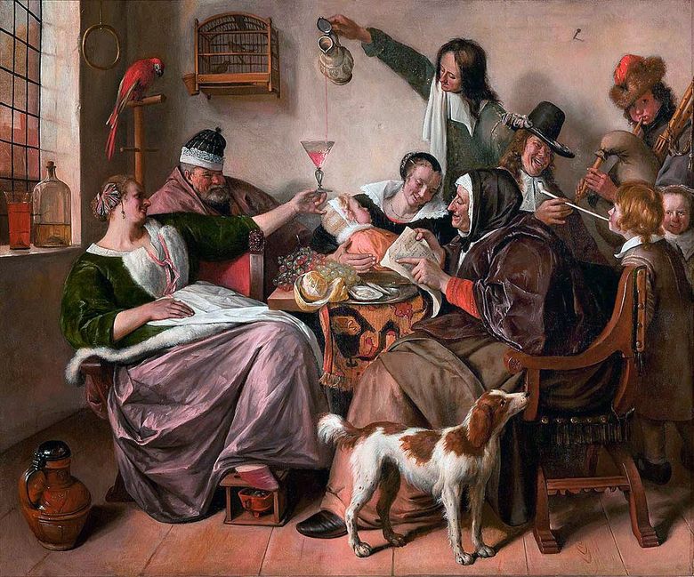 Du plaisir dans la famille de lartiste   Jan Steen