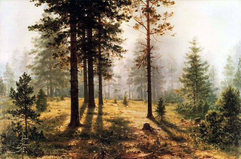 Brouillard dans la forêt   Ivan Shishkin