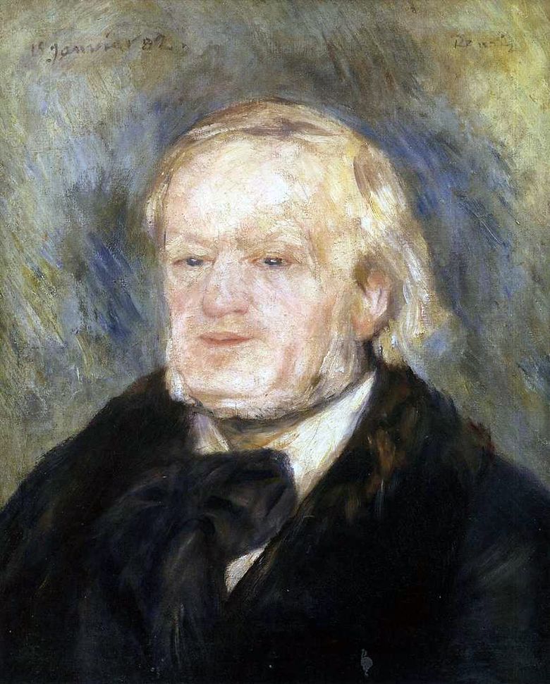 Portrait de Wagner   Pierre Auguste Renoir