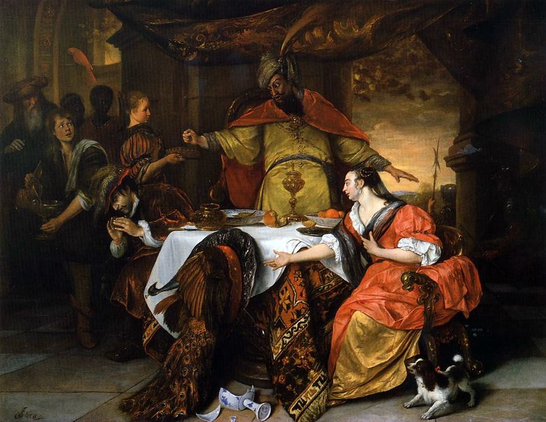 Colère dArtaxerxès   Jan Steen