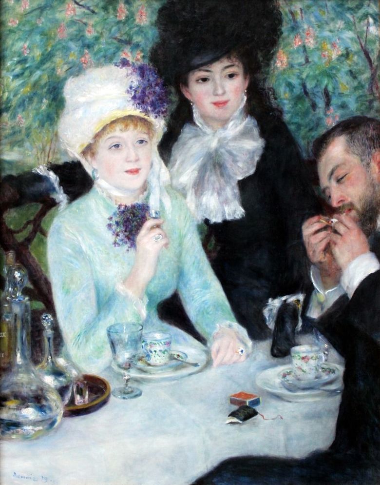 Après le petit déjeuner   Pierre Auguste Renoir