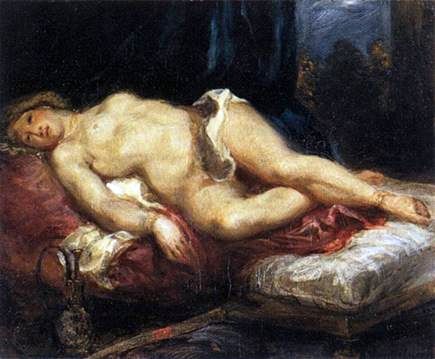 Odalisque   Eugène Delacroix