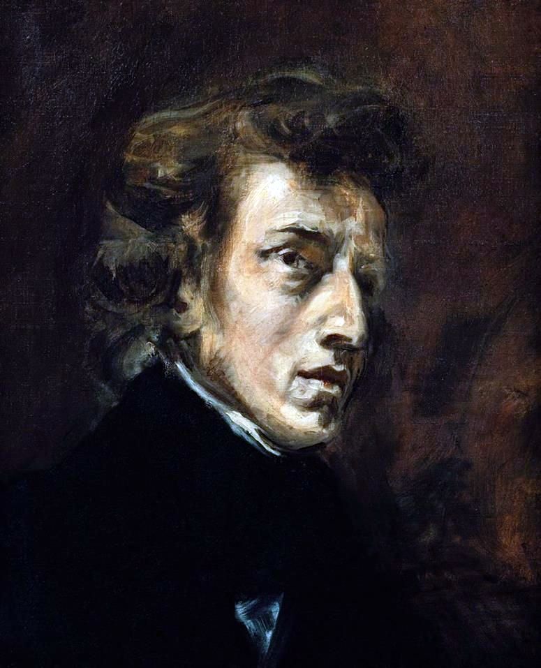 Portrait de Frédéric Chopin   Eugene Delacroix