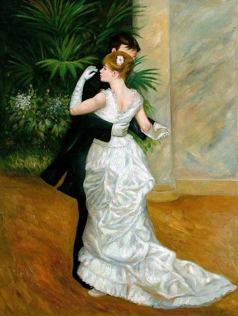 Danse en ville – Pierre-Auguste Renoir ️ - Fr Renoir Auguste