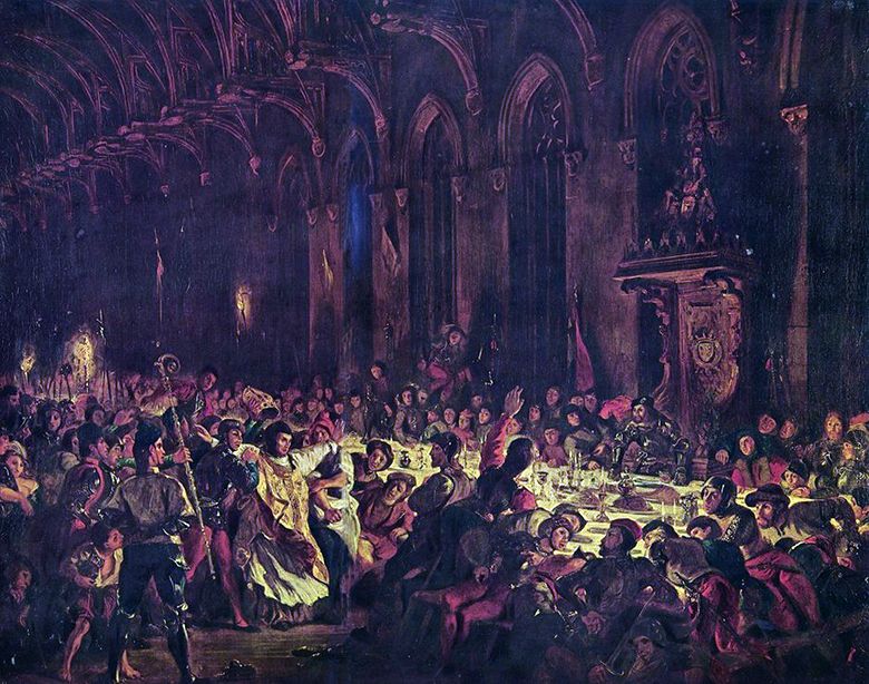 Le meurtre de larchevêque de Liège   Eugene Delacroix