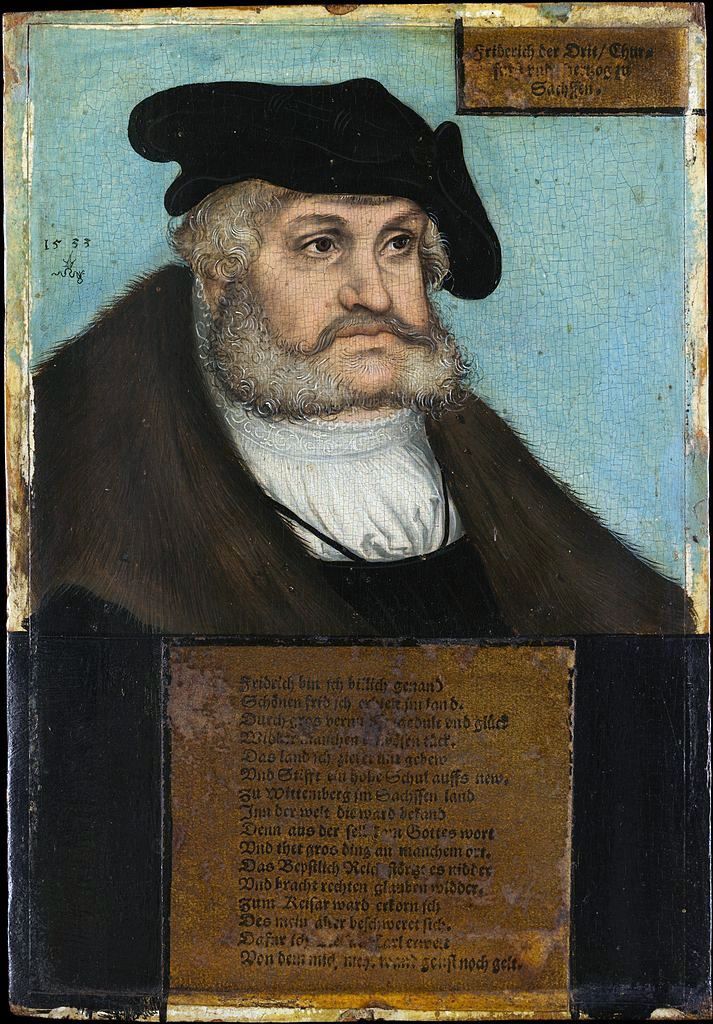 Portrait de Frédéric le Sage   Lucas Cranach