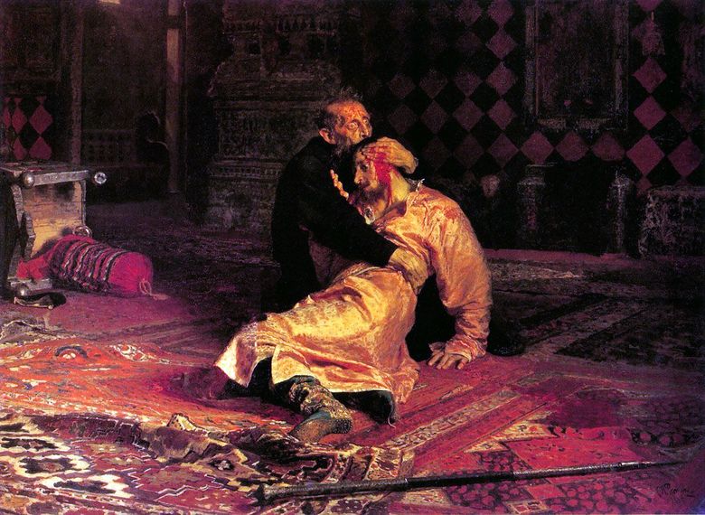 Ivan le Terrible et son fils Ivan   Ilya Repin