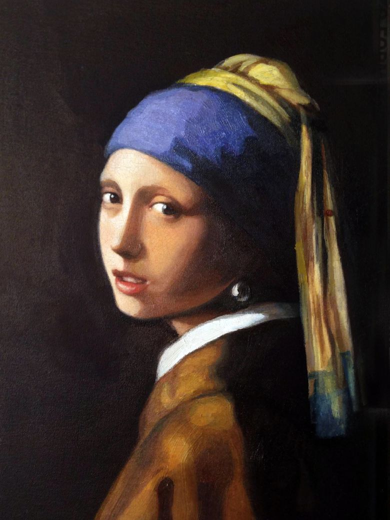 Fille avec une boucle doreille perle   Jan Vermeer