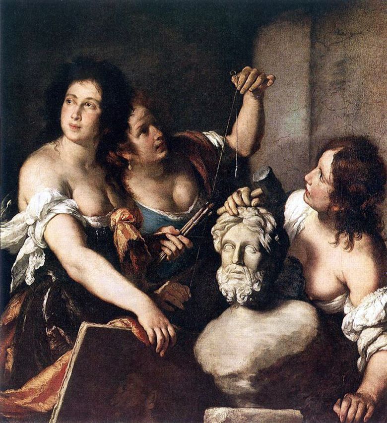 Allégorie des arts   Bernardo Strozzi