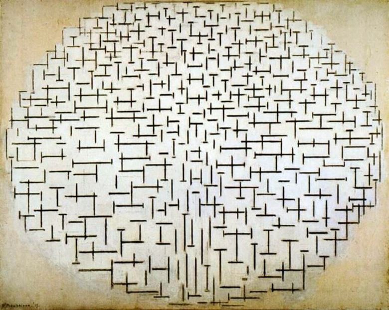 Brise lames et locéan   Peter Cornelis Mondrian