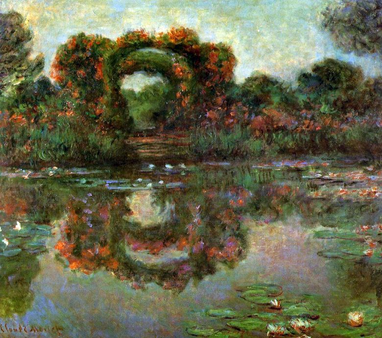 Arc en fleurs, Giverny   Claude Monet