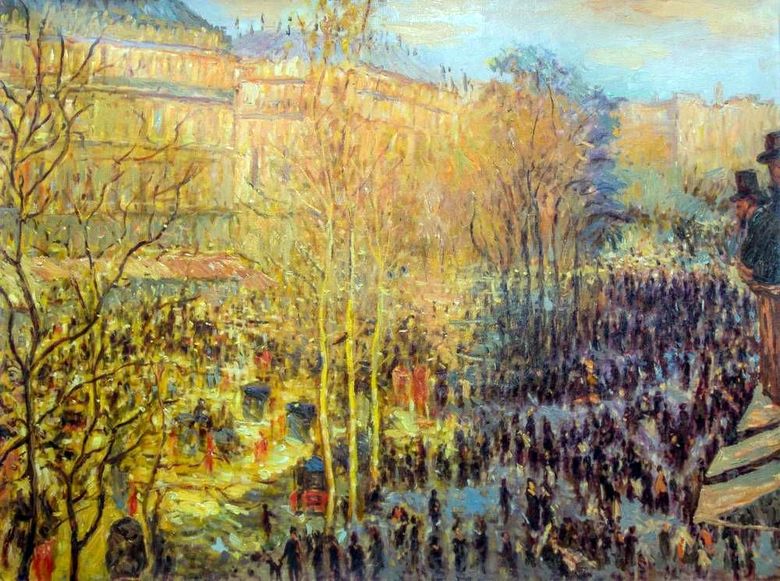Boulevard des Capucins à Paris   Claude Monet