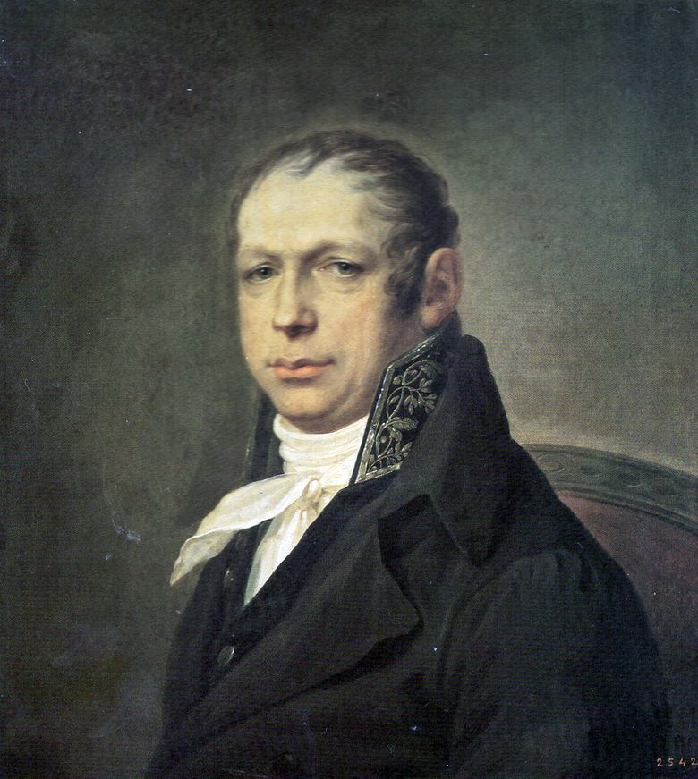 Portrait de larchitecte Adrian Dmitrievich Zakharov   Stepan Schukin