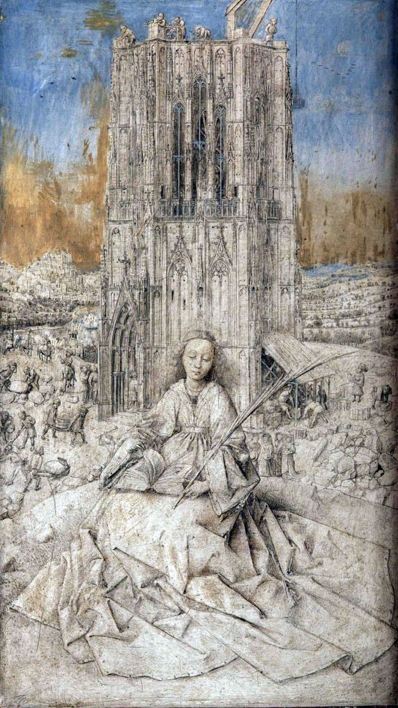 St. Barbare   Jan van Eyck