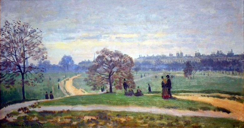 Hyde Park Londres   Claude Monet