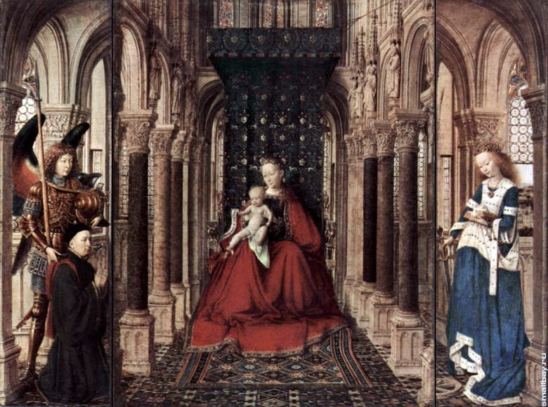 Autel de la Vierge Marie   Jan van Eyck