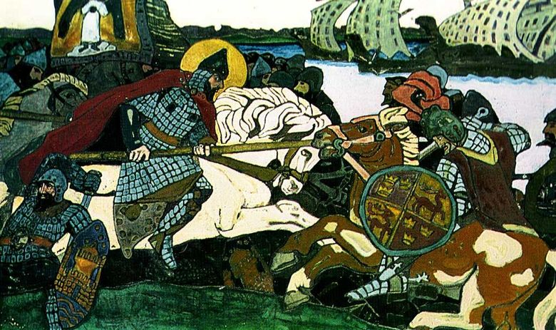 Alexander Nevsky frappe Jarl Birger   Nicholas Roerich