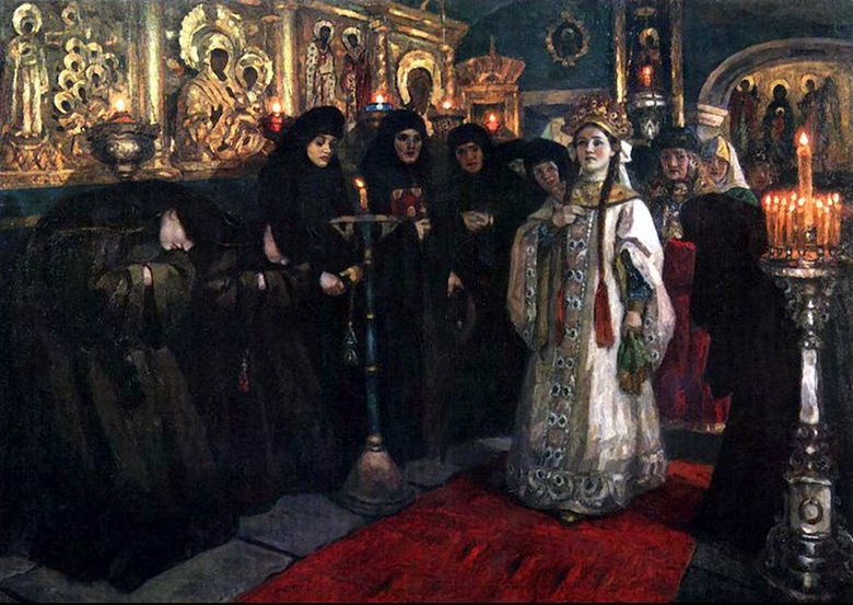 Visite à la princesse du couvent   Vasily Surikov