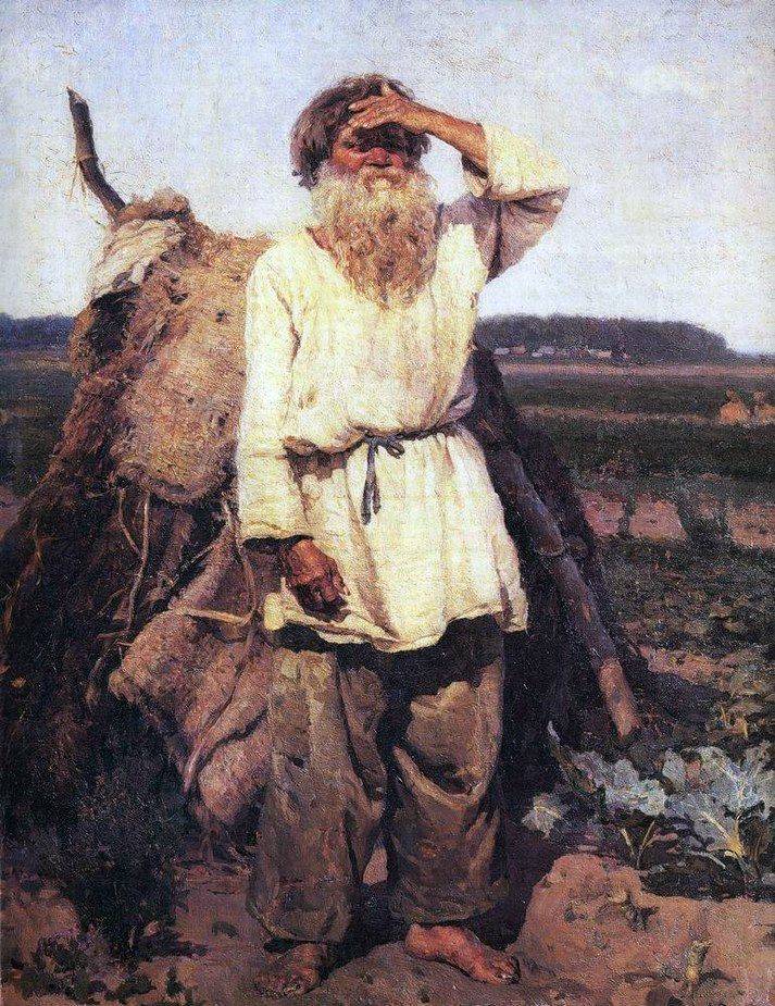 Le vieux jardinier   Vasily Surikov
