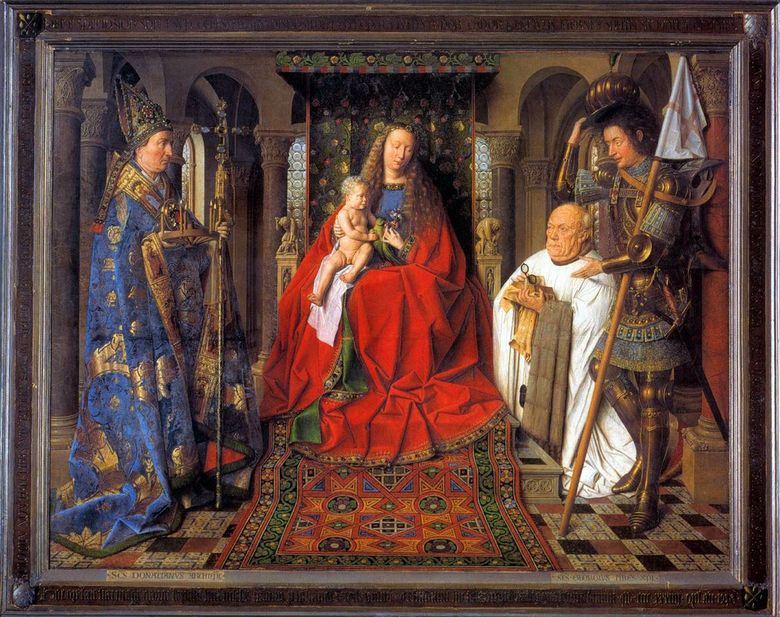 Madonna Canon Van der Pale   Jan van Eyck