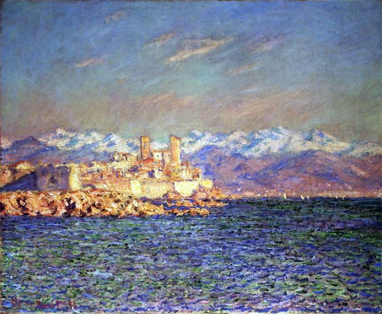 Lancienne forteresse dAntibes   Claude Monet