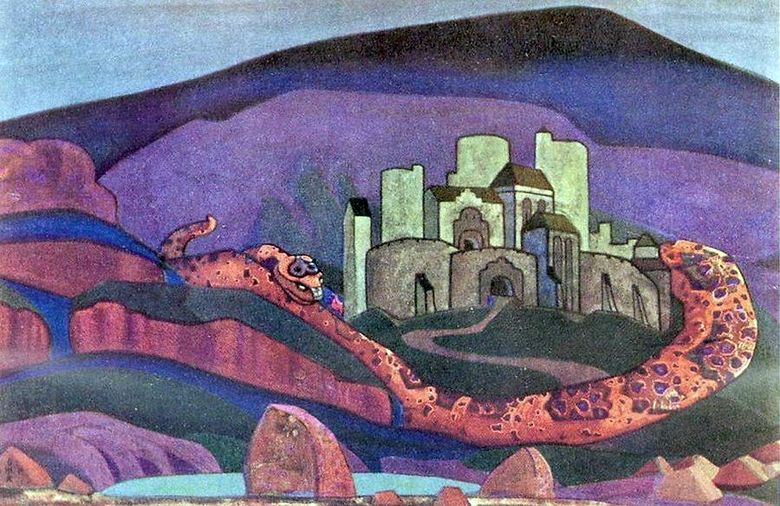 La ville est condamnée   Nicholas Roerich