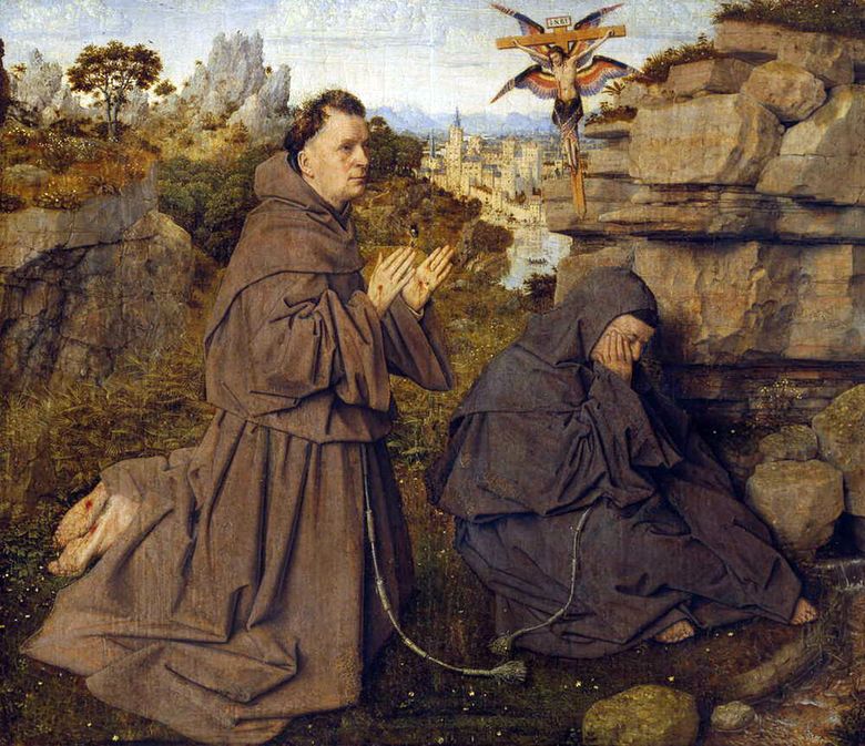 Stigmatisation de Saint François   Jan van Eyck