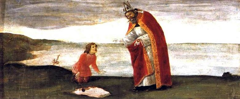 Vision de Saint Augustin   Sandro Botticelli