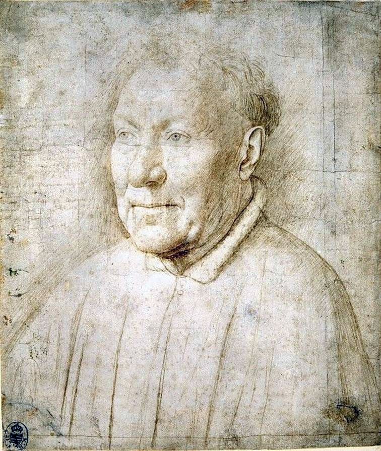 Étude pour un portrait masculin   Jan van Eyck