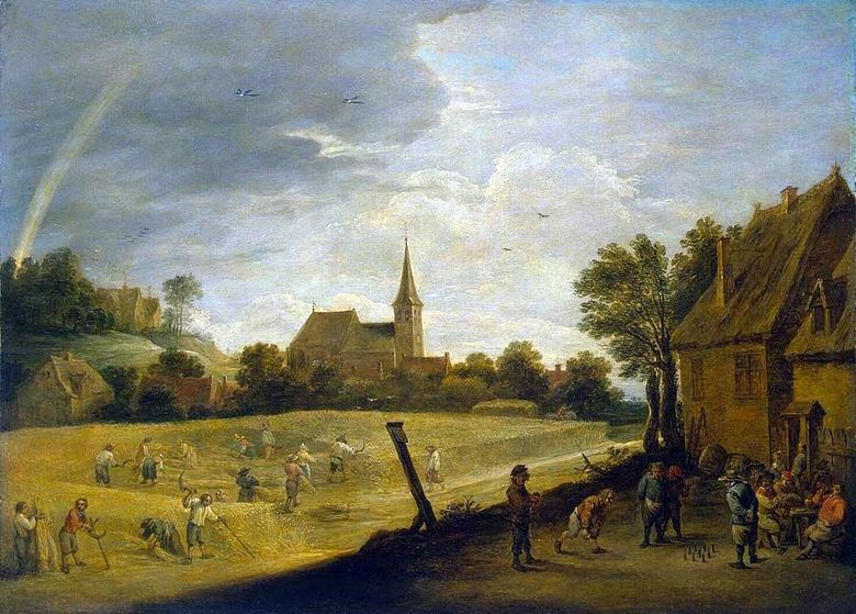 Récolte (été)   David Teniers