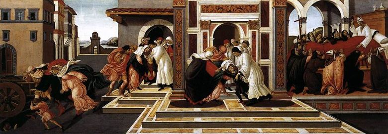 Histoire de Saint Zinovius   Sandro Botticelli