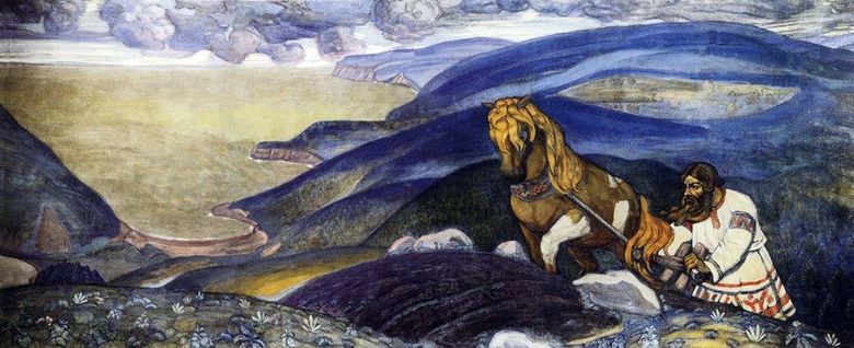 Mikula Selyaninovich   Nicholas Roerich