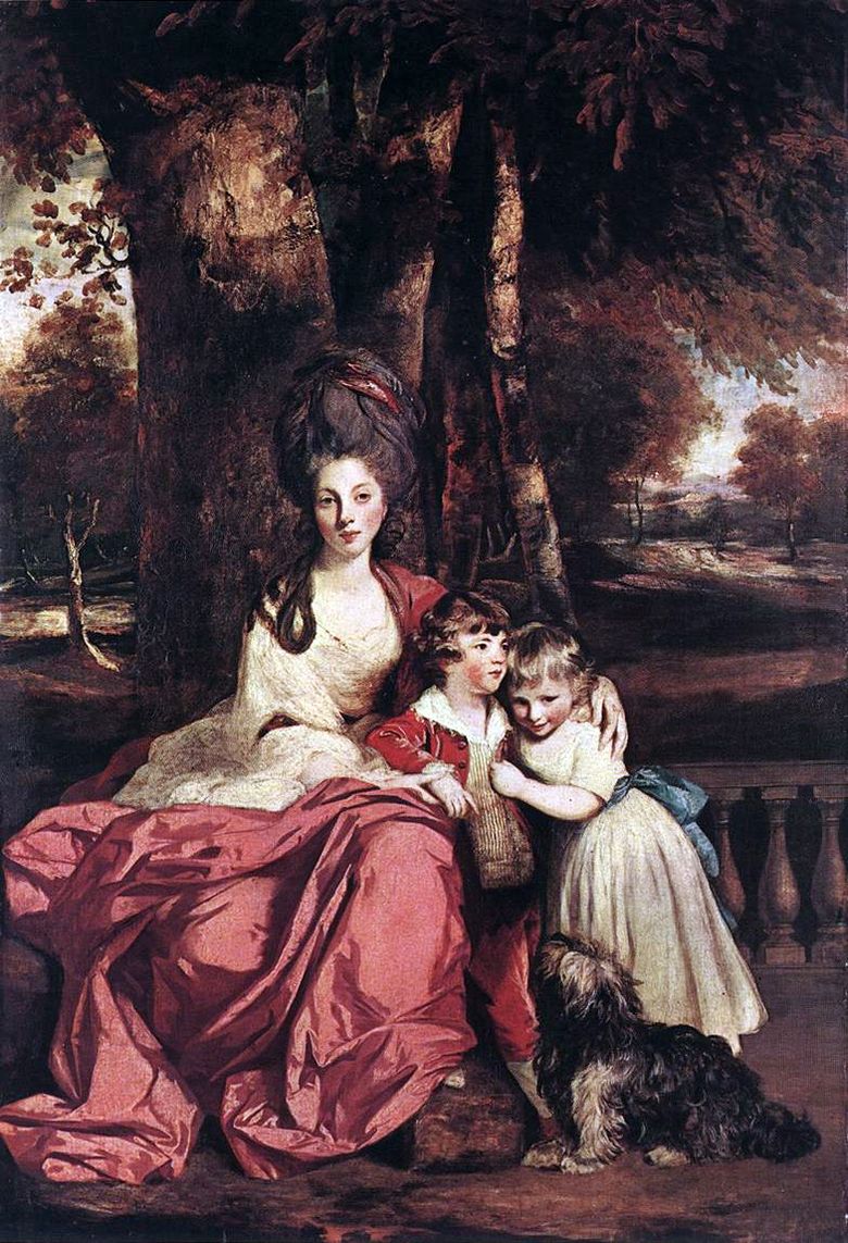 Lady Elizabeth Delme et ses enfants   Reynolds Joshua
