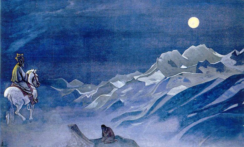 Oirot héraut du Burkhan blanc   Nicholas Roerich