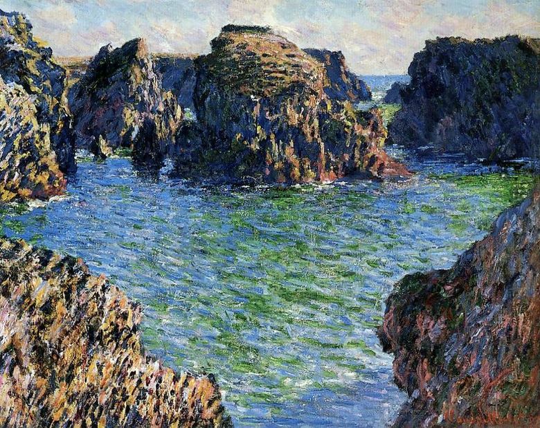 Port Gulfar. Belle Ильle   Claude Monet