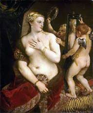 Vénus au miroir   Titian Vecellio