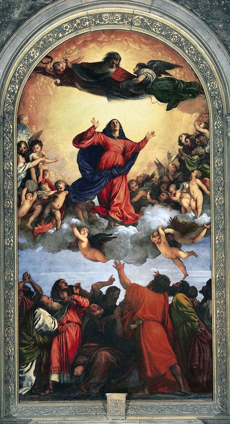 Ascension de Notre Dame (Assunta)   Titian Vecellio